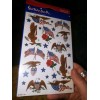 American Greeting tattoos patriotic eagles flags America forever 1 sheet