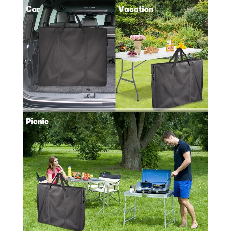 ALYCLIP Folding Table Storage Bag, Fit for 6 ft Folding