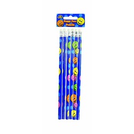 Pencils Pack Of 6 Happy Face