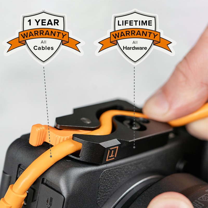 Tether Tools TetherGuard LeverLock Plate Camera Port Protection Tripod Plate