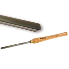 Hurricane Turning Tools, HTT-101, High Speed Steel, 1/2" Bowl Gouge (3/8" Flute) for Woodturning