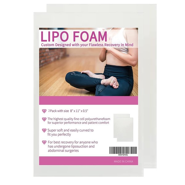 KaiHeng 2 Paquete Lipo Almohadillas de Espuma 8''*11''*0.5'' Tablas de