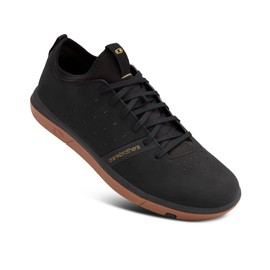 Crank Brothers Unisex Stamp Street Fabio Trainers, black gold
