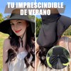 AOKUN 2pzs Sombrero para Sol Mujer y Mangas para Brazos,Gorro