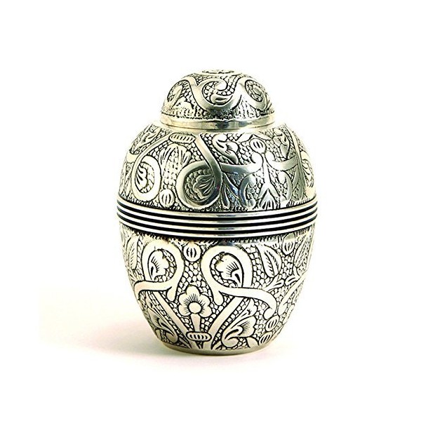 OneWorld Memorials Embossed Bronze Dog, Cat Animal Memorial Urn -