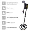 all-sun Pro Metal Detector Waterproof Underground Treasure Gold Silver Hunter