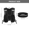 Adjustable Running Vest Men and Women, Reflective Hydration Backpack With