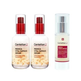 센텔리안24 마데카 바이탈 캡슐 세럼 50ml 2개 + 마데카 파워 앰플 30ml Centellian24 Madeca Vital Capsule Serum 50ml 2 pcs + Madeca Power Ampoule 30ml