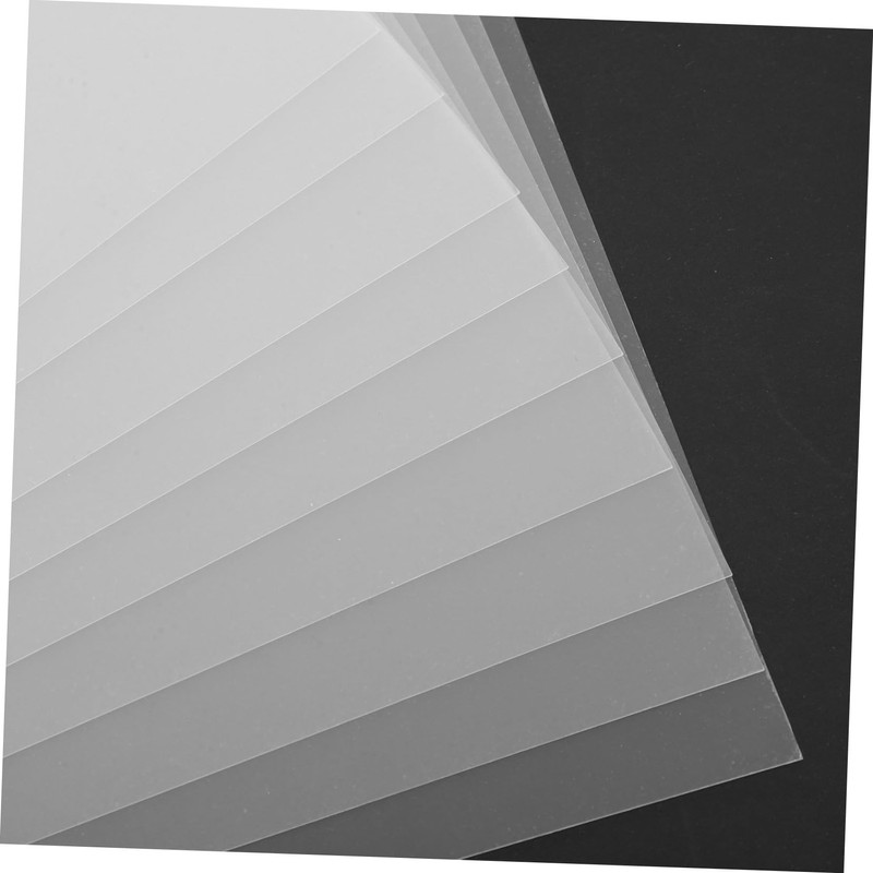 ULTECHNOVO 10pcs High Transparency PVC Sheet for Picture Frames Sturdy