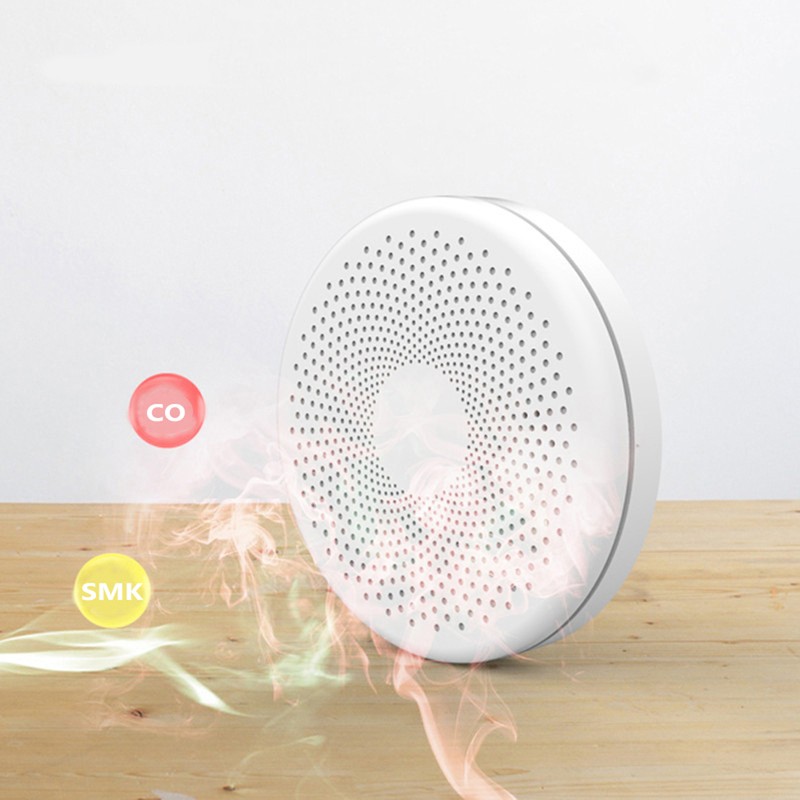 Tuya WiFi 2 In 1 Intelligent Smokes Carbon Monoxide Detector