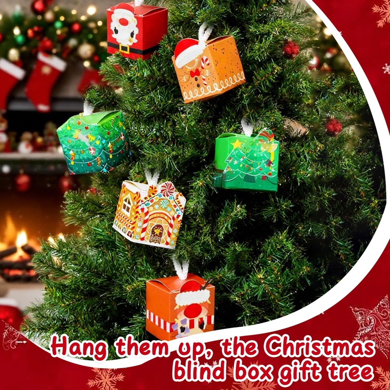 Timlotti 74Pcs Christmas Party Favors with Gift Boxes Goodie Bag