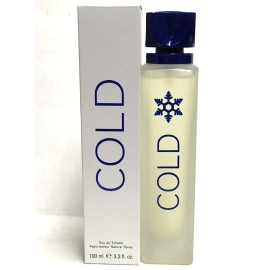 United Colors of Benetton BENETTON COLD 3.3 OZ / 100 ML EDT SPRAY FOR MEN SEALED