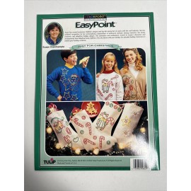Tulip VINTAGE 1994 Colorpoint Paint Stitching EasyPoint Just For Christmas, 8 Pages