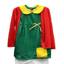 Silly Chilindrina Handmade Kids El chavo del ocho party costume - 9-10
