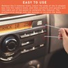 Dickno 4 PCS Car Radio Removal Pry Tool, U-Shaped Stainless