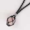 FANASY 4 PCS Crystal Cage Necklace Holder Empty Stone Holder