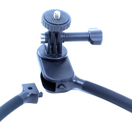 LINKCOOL Neck Mount for GoPro Hero 13/12/11/10/9/8/7/6/5/Max, Insta360, DJI Osmo Action 5 Pro/4/3, Flexible POV Holder with Multi-Angle Filming, Skin Friendly, Easy Plug and Play - Black