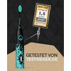 happybrush [Testsieger*] Elektrische Schallzahnbürste Eco VIBE 3 - Nachhaltige Zahnbürste
