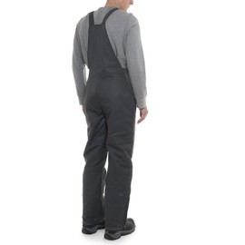 SkiGear Men's Essential Insulated Bib Overalls, Charcoal, Medium/30" Inseam