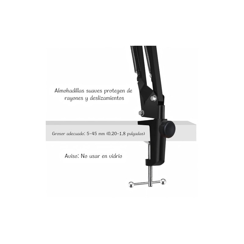 Soporte de Tableta y Teléfono con Brazo Articulado 360° –