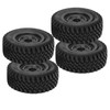 4pcs Professional Plastic Rubber Tire RC Accessory Upgrade Parts Fit