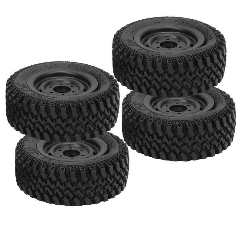 4pcs Professional Plastic Rubber Tire RC Accessory Upgrade Parts Fit