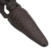 Rabbit with Carrot Door Stop Cast Iron Metal Rustic Doorstop