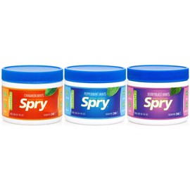 Spry Xylitol Variety Mints Sugar Free Candy - Promote Oral Health, Increase Saliva Production, Stop Bad Breath, Non-GMO, Gluten-Free, 240 Count (Pack of 3)