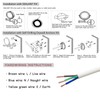 RECKODOR Square Wall Mounted Makeup Mirror with Lights and Magnification,