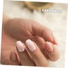 Mikinona 500pcs Fake Nail False Nails Transparent Nails Tips