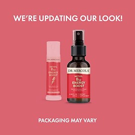 Dr. Mercola Vitamin B-12 Energy Booster, Natural Blackberry Flavour 25 ml