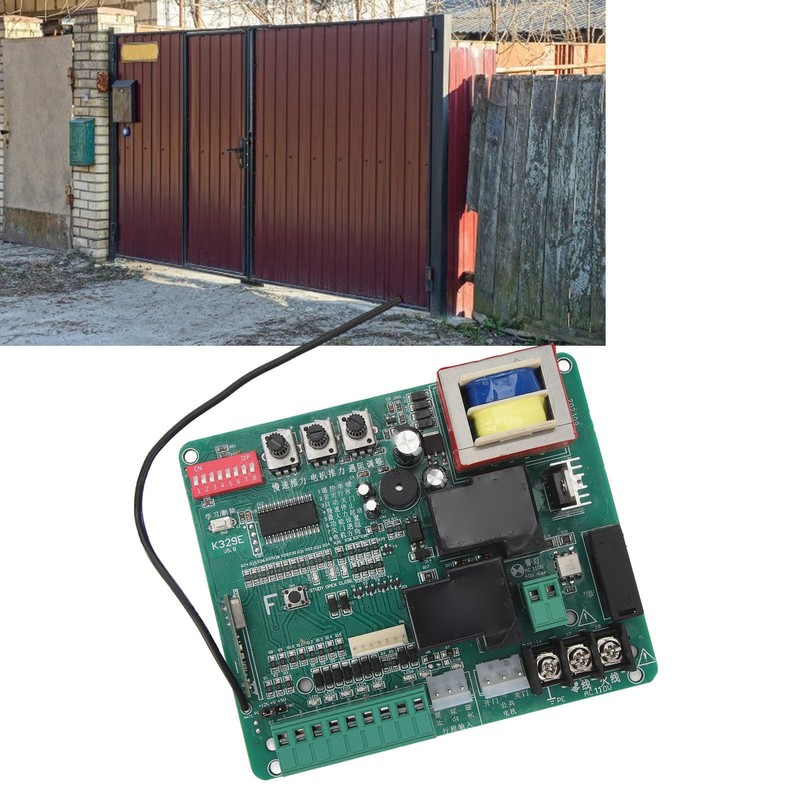 Sliding Gate Circuit Board with LED Indicators Slow Speed Sensitive
