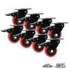 Caster Wheels, Heavy Duty 3 Inch Casters Set of 8,