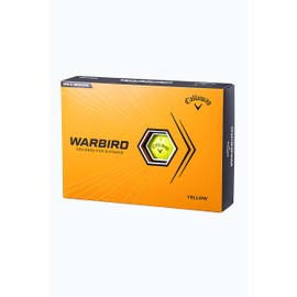 Callaway WARBIRD 23 YLW Golf Balls, 1 Dozen (12 Pack) 2-Piece Construction, Yellow