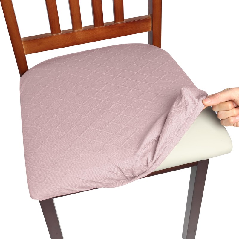 Yikko Chair Seat Covers, High Density Plaid Jacquard Ekedalen Seat