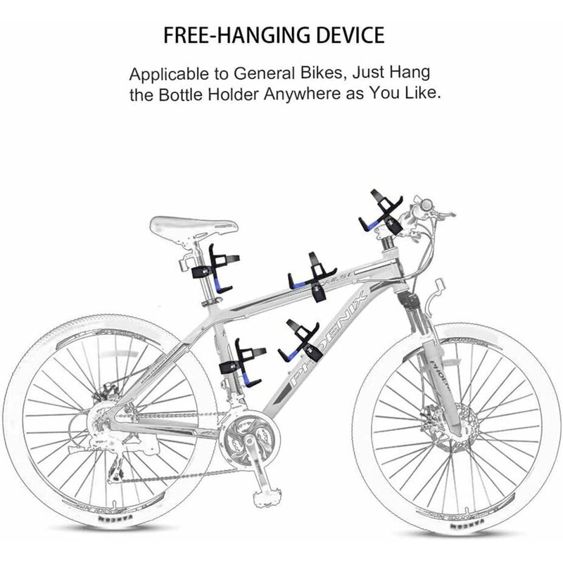 Bike Cup Holder Cycle Beverage Water Bottle Cage Mount Drink
