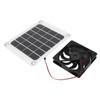 10W Solar Powered Exhaust Fan 5V Waterproof Portable Monocrystalline Silicon