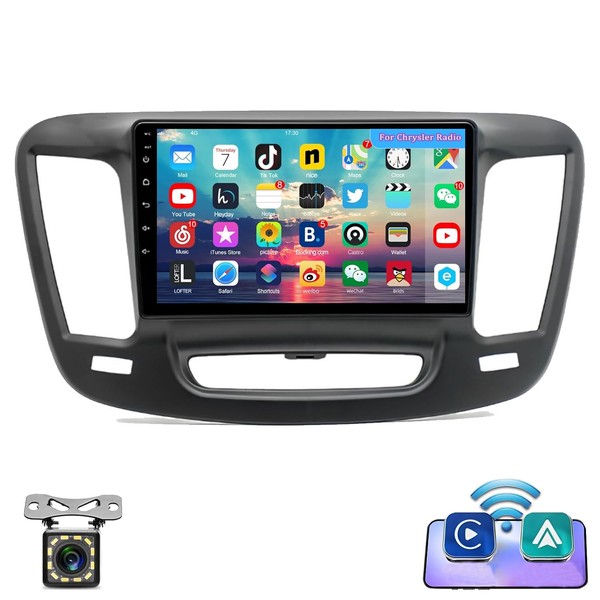9" Android 13 Wireless CarPlay Android Auto Car Radio Receiver