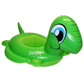 CocoNut Float Turtle Junior Pool Float - Child Sized Inflatable Raft & Durable Water Toy - Stable Ride-On for Summer Parties & Swim Events Ages 18mo+