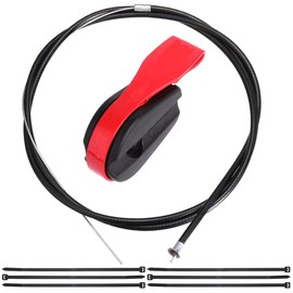 ZAMDOE Universal 60" Lawn Mower Throttle Cable Switch Assembly Control Lever Handle Switch Throttle Box Switch Governor for Push Lawn Tractor Cable Electric Petrol Lawnmowers Repair Kit