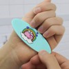 Cute Unicorn Pig with Rainbow Double-Sided Oval Nail File Emery