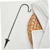 Kisangel Outdoor Shepherd Hook, Garden Hook for Planter, 700mm Stake