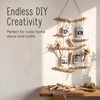 20 Pcs Natural Driftwood Pieces Branch Slices Craft Sticks Beach