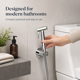 Handheld Bidet Sprayer for Bathroom Hygiene – ABS Toilet Spray Gun for Personal Cleaning & Toilet Rinsing