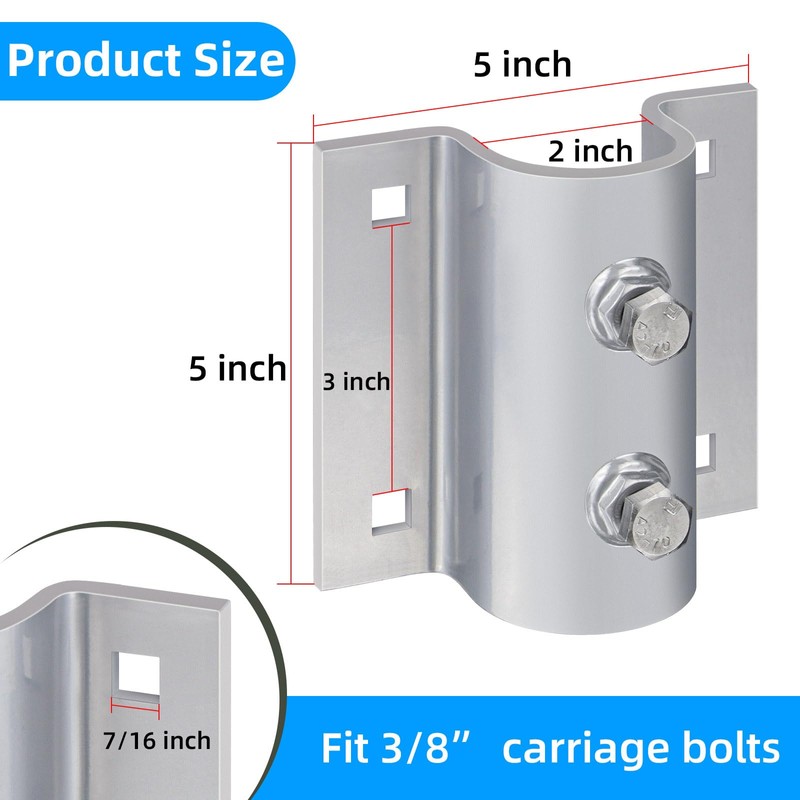 Dock Brackets Hardware,Dock Post Hardware,Stationary Dock Side Leg Pipe Holder