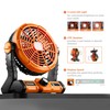 LUDGER 7" 3-in-1 Rechargeable Fan (EL-705WF), Portable, LED, Long Battery
