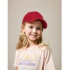 Edoneery Baseball Cap for Kids-Adjustable Washed Cotton Golf Toddler Hat