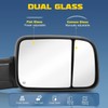 AUTOSTARSHIP Pair Power Heated Towing Mirrors Compatible for 1998 1999