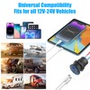 2 Pack USB C Car Charger Socket 12V USB Outlet,
