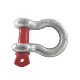 (2) 1“ Screw PIN Anchor SHAKLE Truck Towing 8.5t Tow Rope Straps Slings Farm Off-Road Recovery Mount Heavy Duty Bow Shackle ATV 4X4 Winch Tree Protector 0900127-2